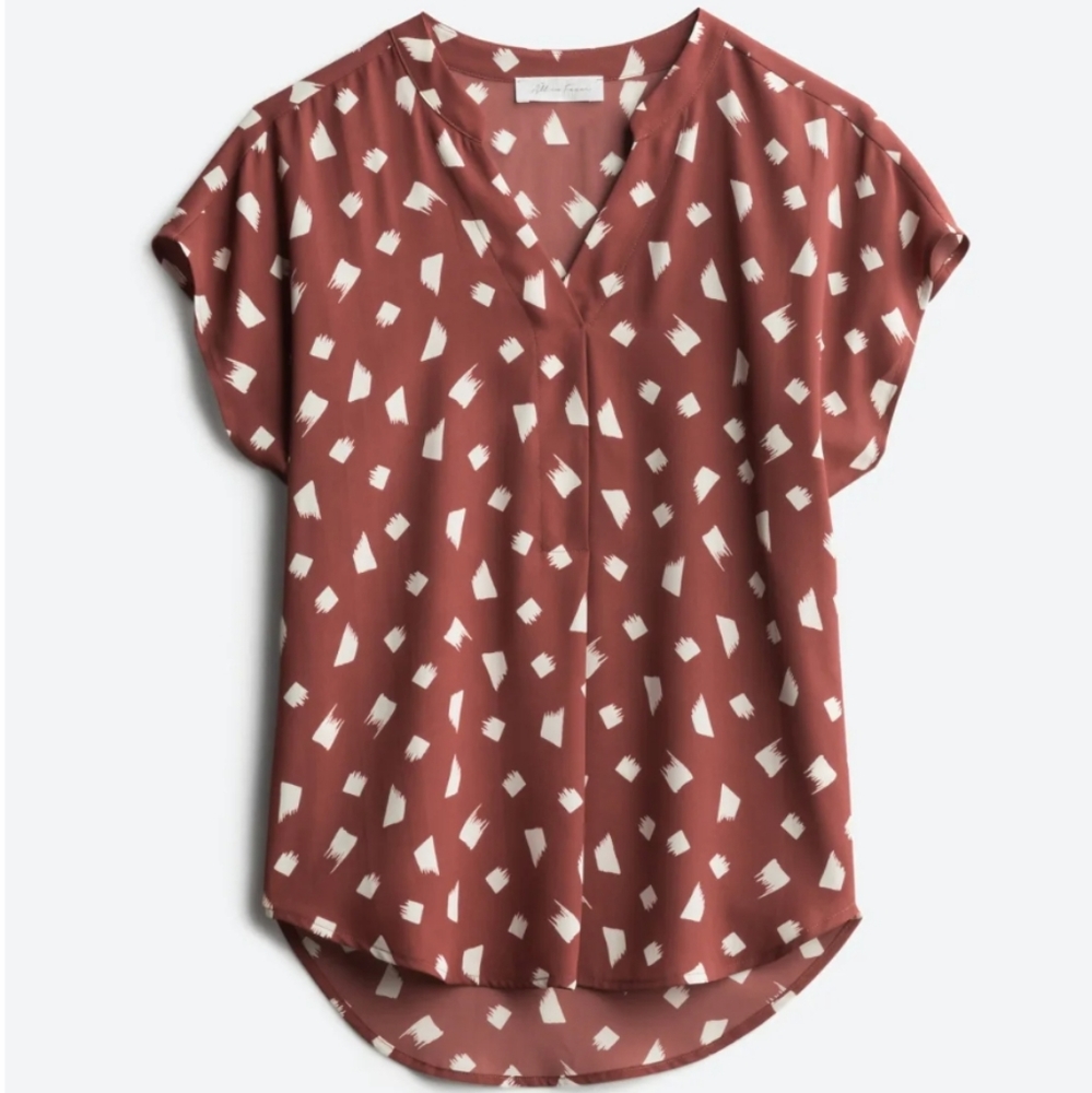 Cinae V Neck Blouse